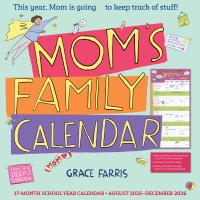 Mom’s Family Wall Calendar 2026